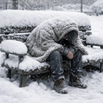 Aktion "Winterbett" in Hamburg